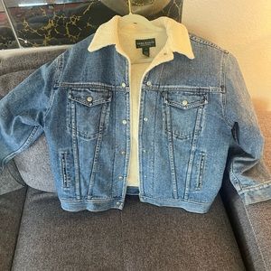 Ralph Lauren denim Sherpa jacket. Retails for $400+.